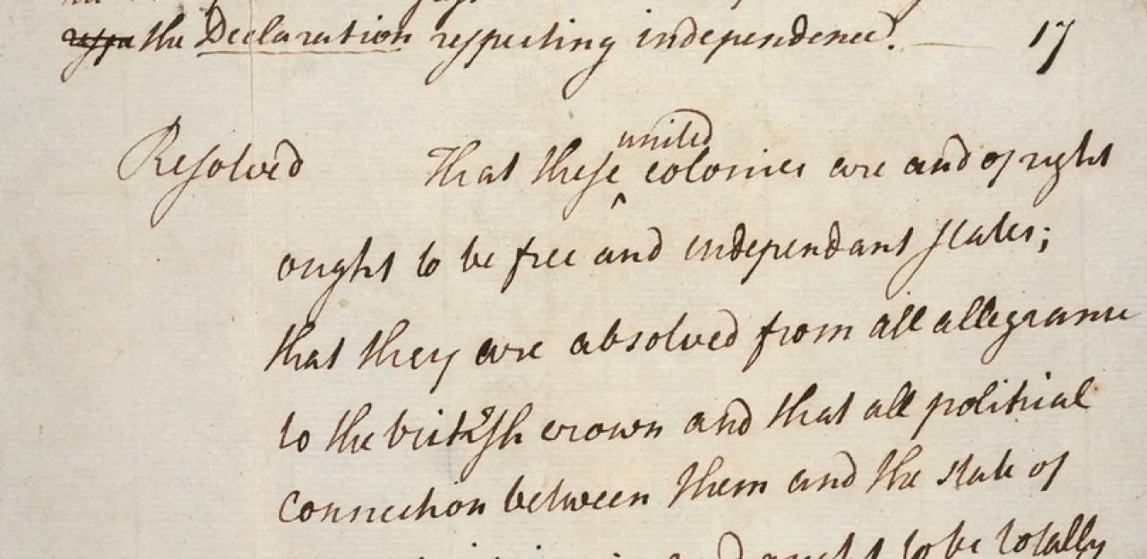 Detail of the Lee Resolution